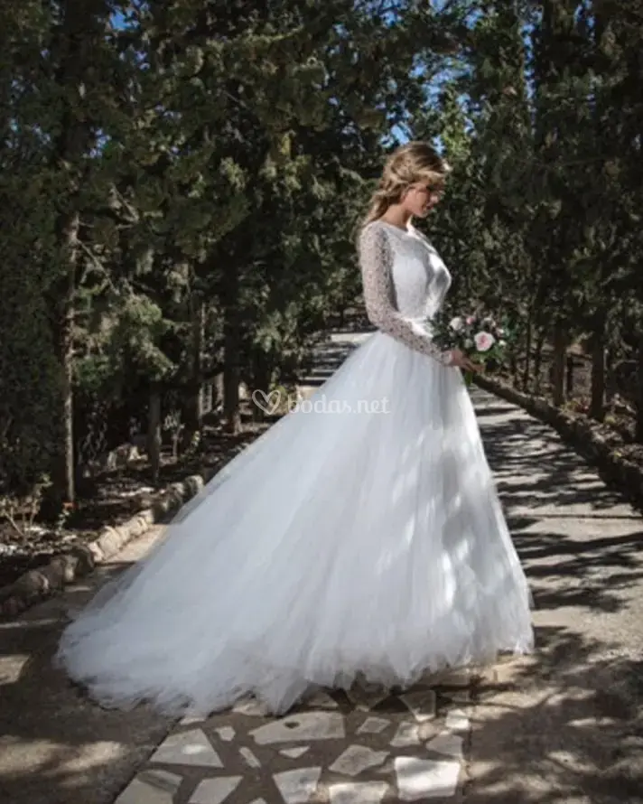 Vestido novia Rosa Clará
